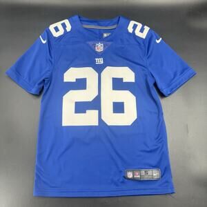 Saquon Barkley #26 New York Giants NFL Jersey Mens S (Fits Large) Nike On Field